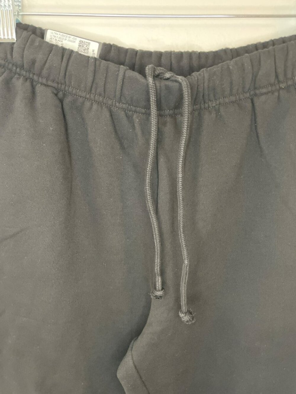 Gargae Ultra Fleece Boyfriend Jogger Pants Jet Black Elastic Women's Sz M $60NWT - Picture 5 of 10